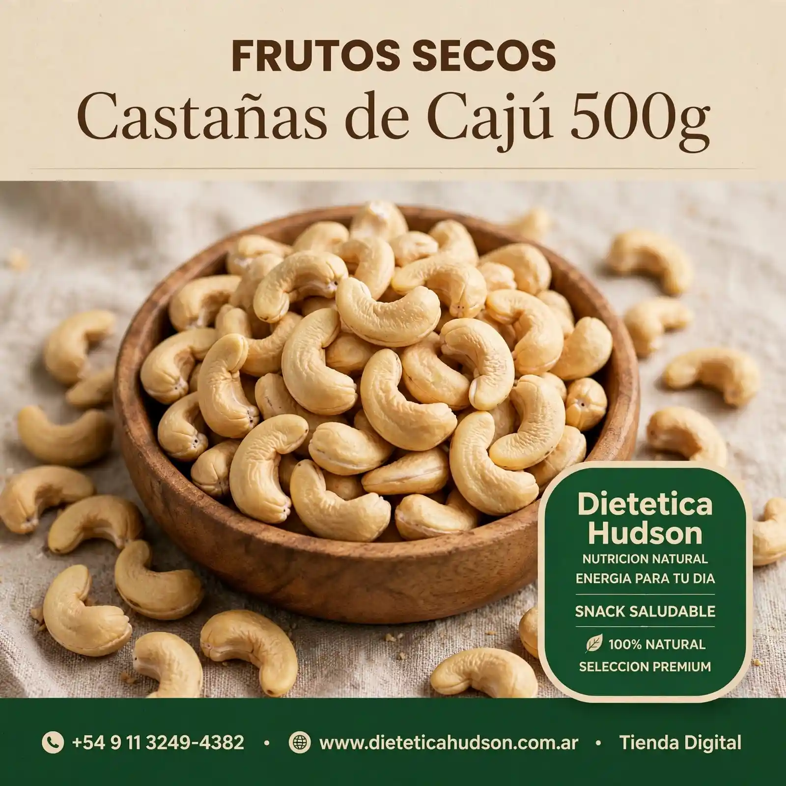 Castañas de Cajú 500g