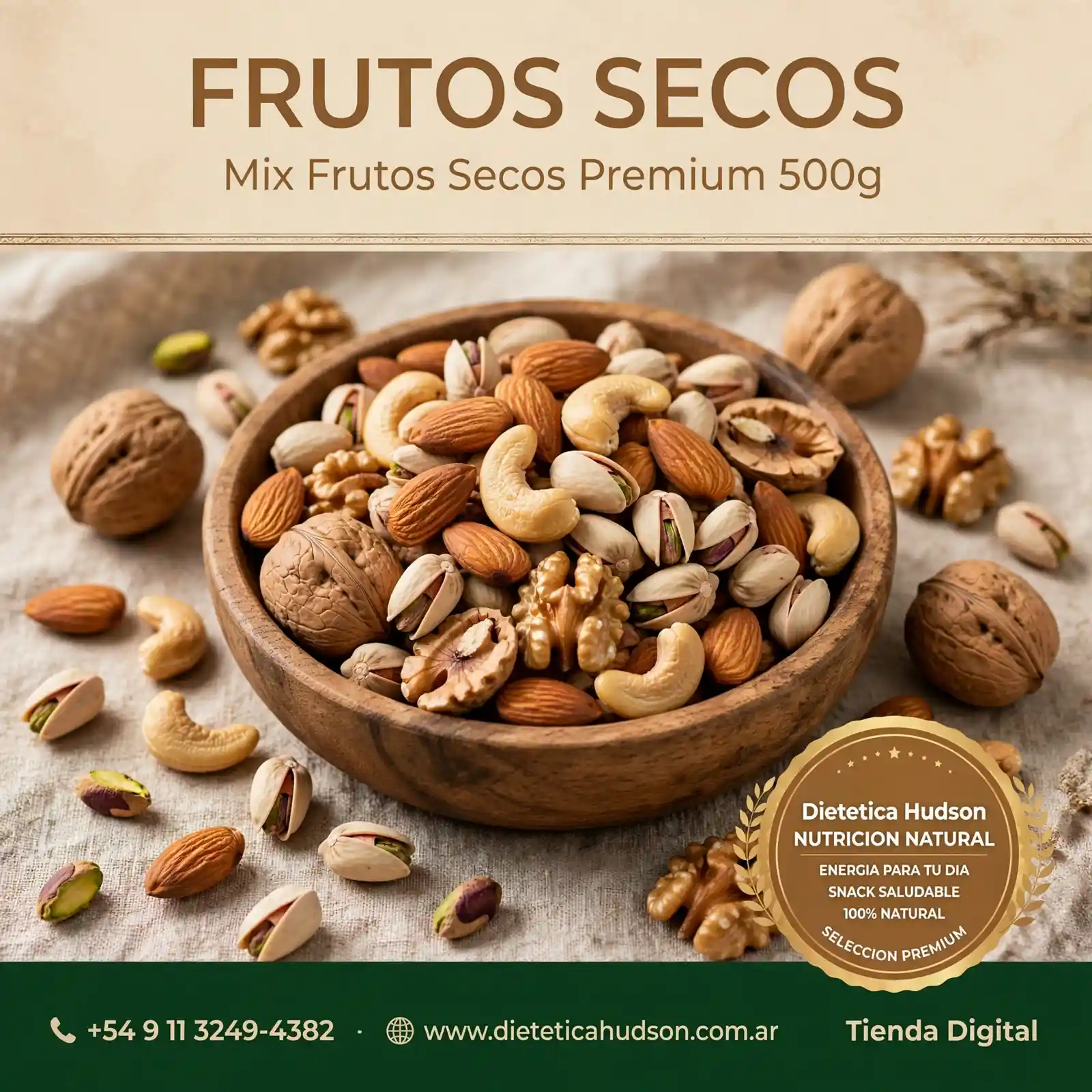 Mix Frutos Secos Premium 500g