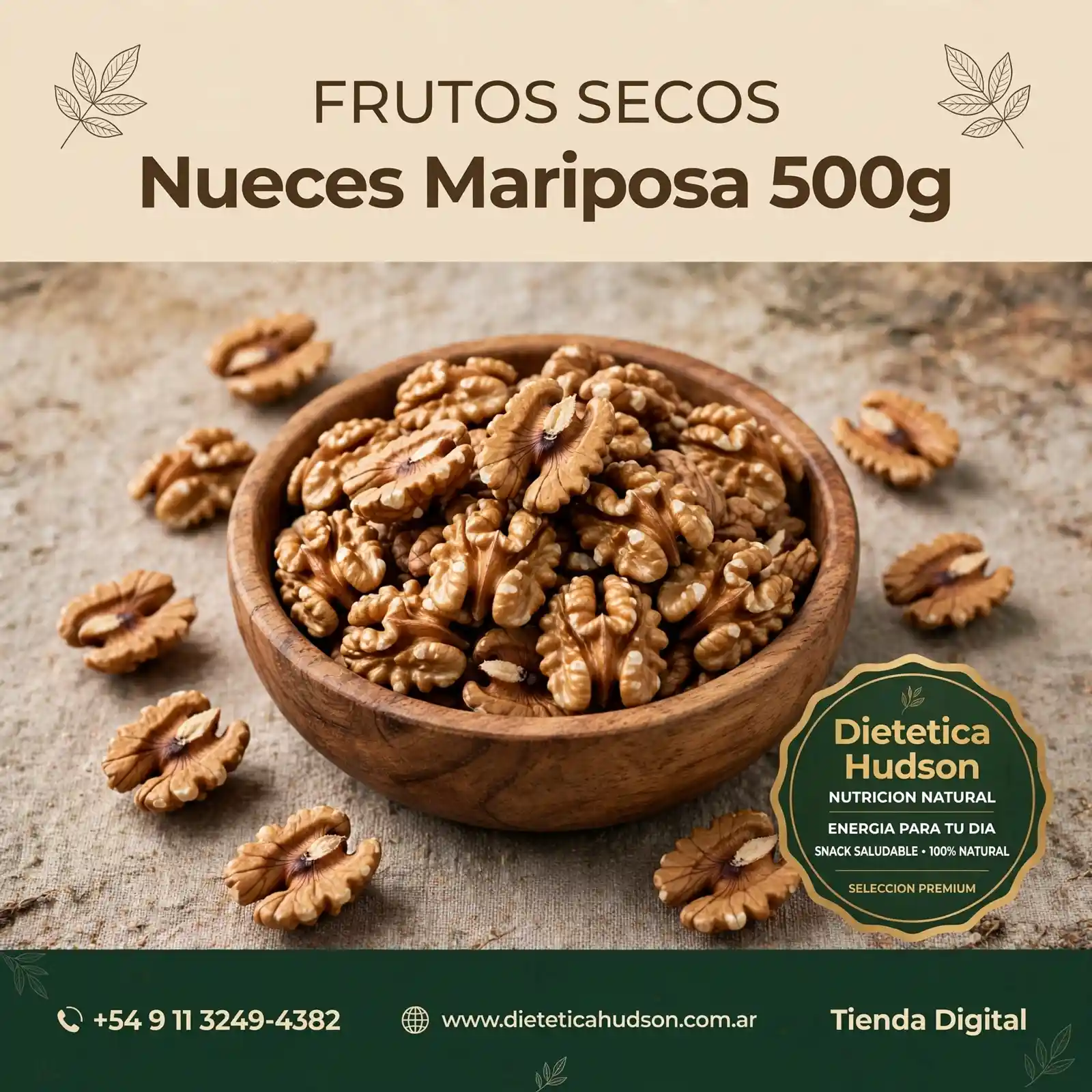 Nueces Mariposa 500g