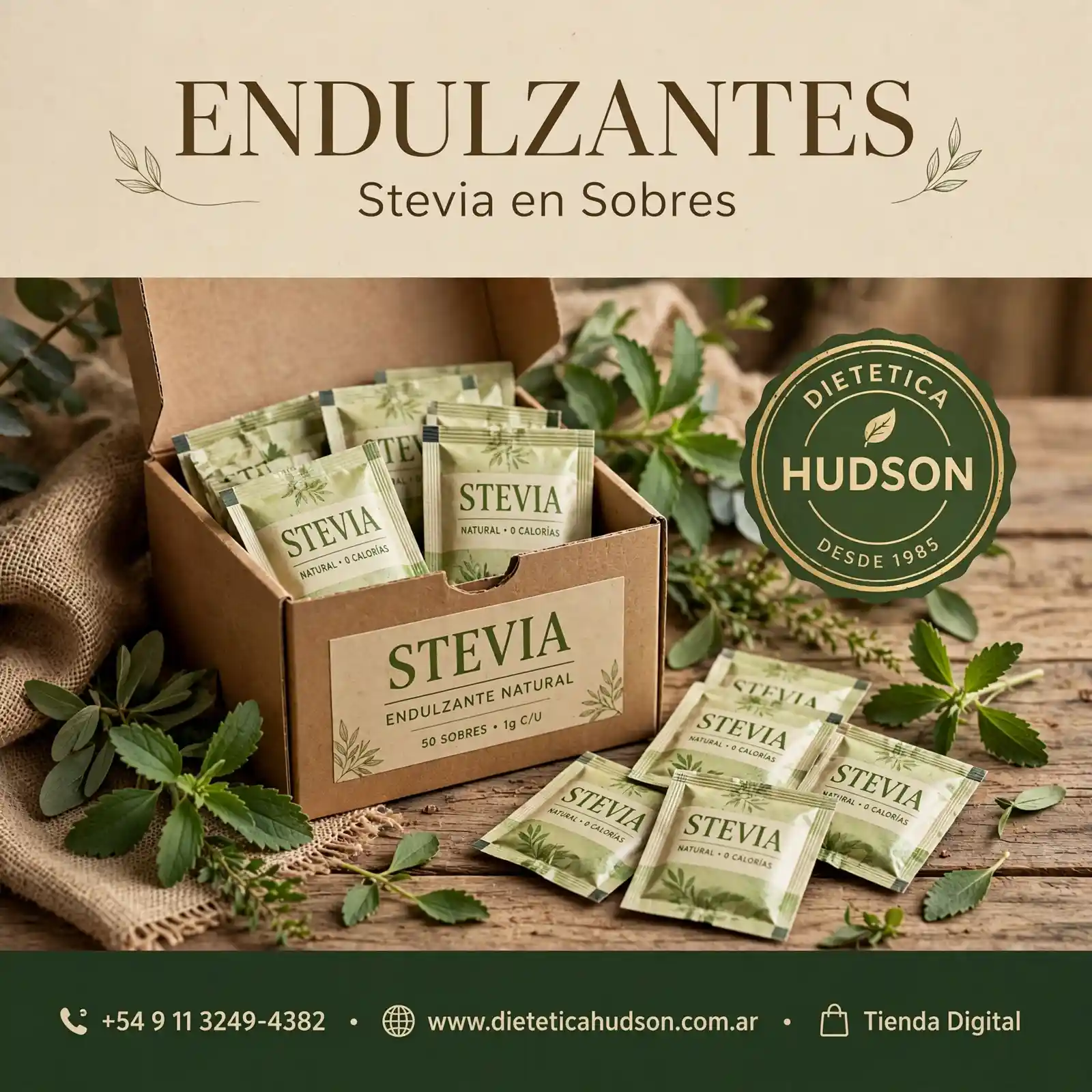 Stevia en Sobres